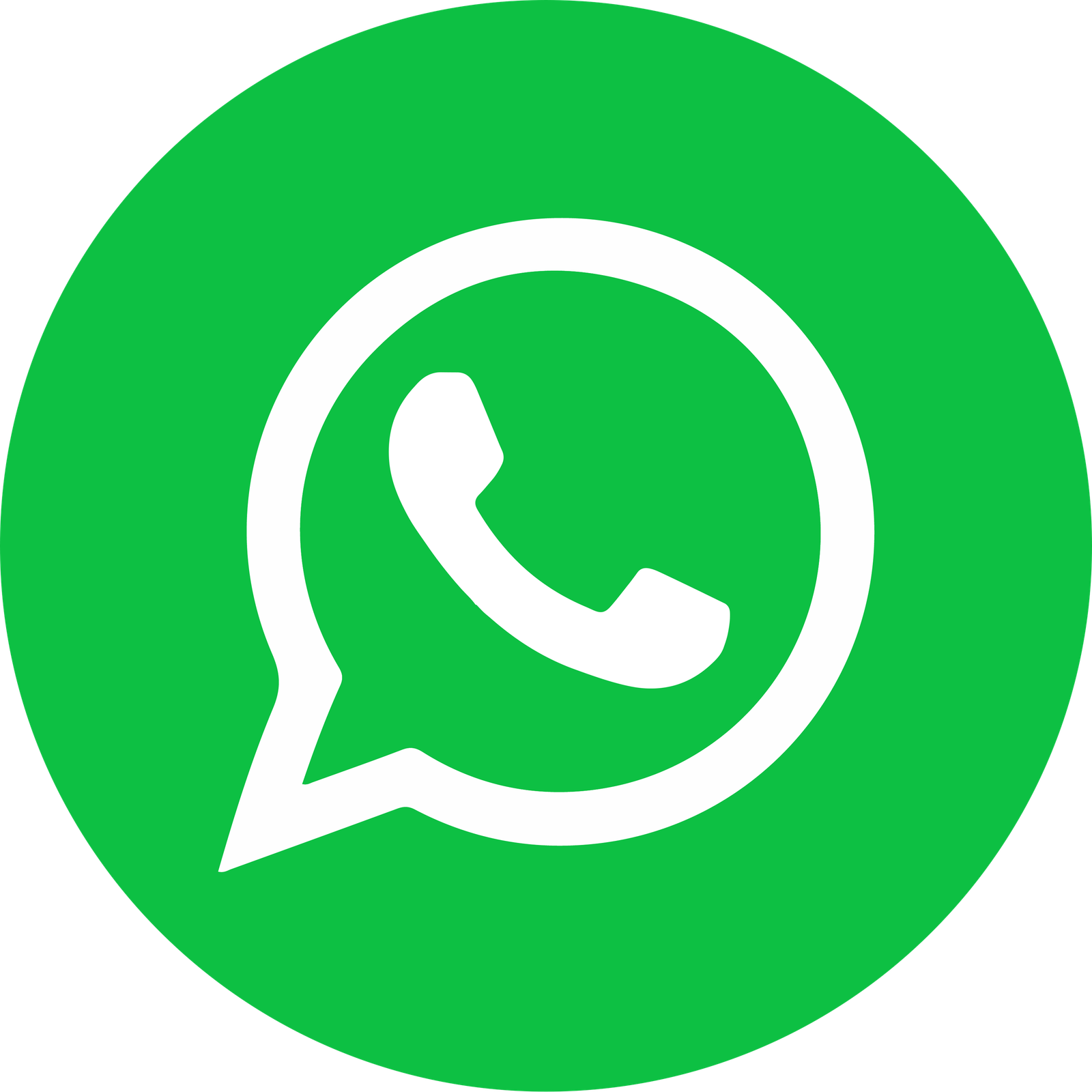 Botão para abrir o WhatsApp